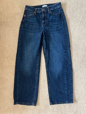Sonoma Dark Blue Wide Leg Jeans Size 6 Like New